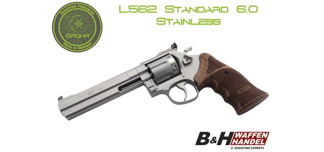 Spohr Revolver L562 Standard 6.0 stainless .357 Magnum