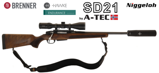 Repetierbüchse Brenner BR20 Komplettpaket Hawke Endurance SD21 by A-TEC Paket 5