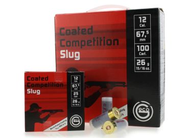 Flintenmunition Geco Coated Competition Slug für IPSC Shotgun