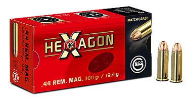 Geco Patrone .44 Magnum Rem.Mag. Hexagon 300gr. 19,4g