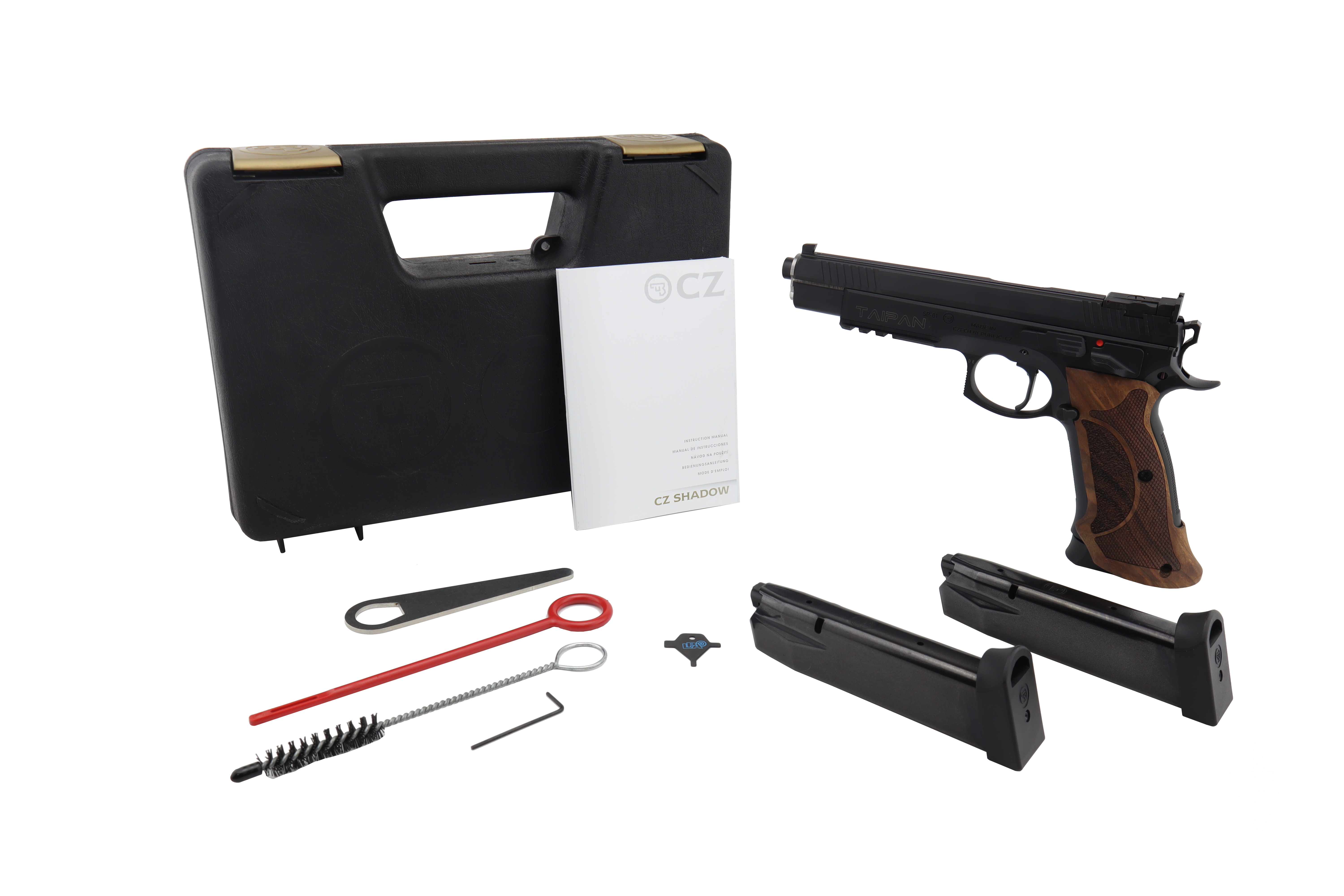 CZ 75 Taipan Sport 6 Zoll Sportpistole mit Nussbaum Griff