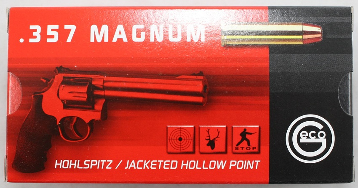 Geco .357 Magnum JHP 158gr.