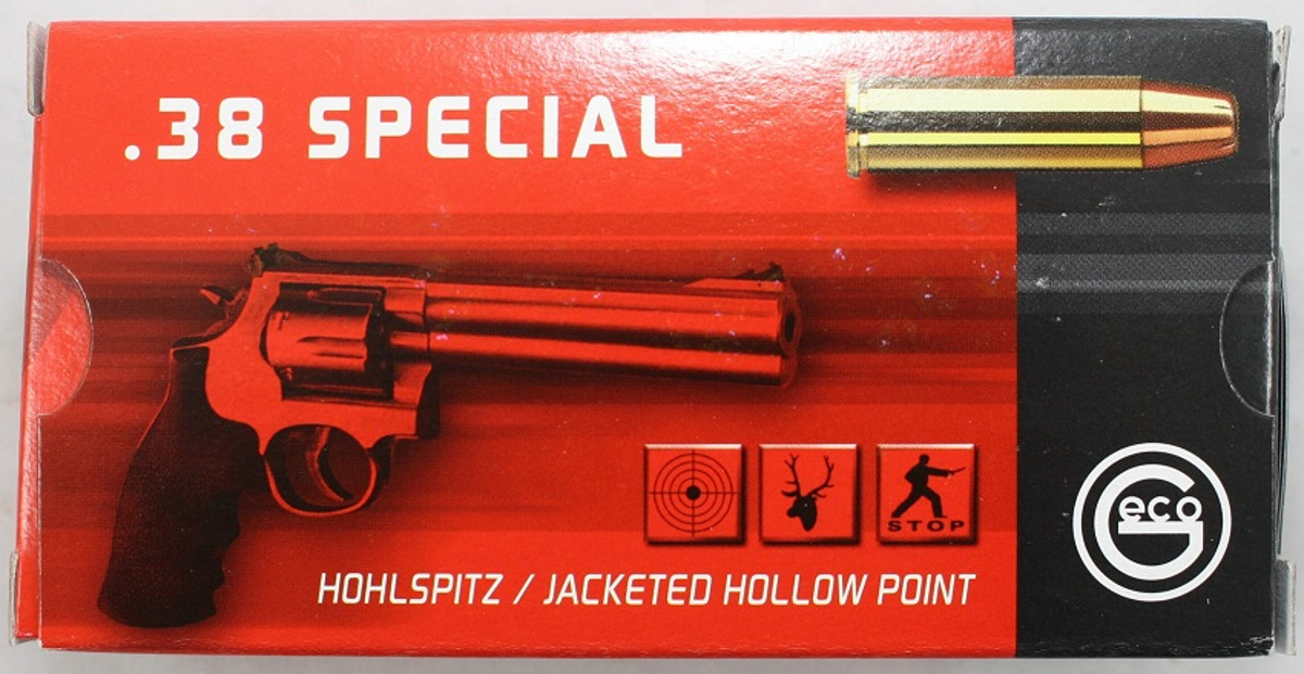 Geco .38 Special JHP 158gr.