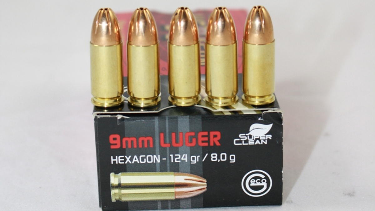 Geco 9mm Luger Hexagon SX 124gr.