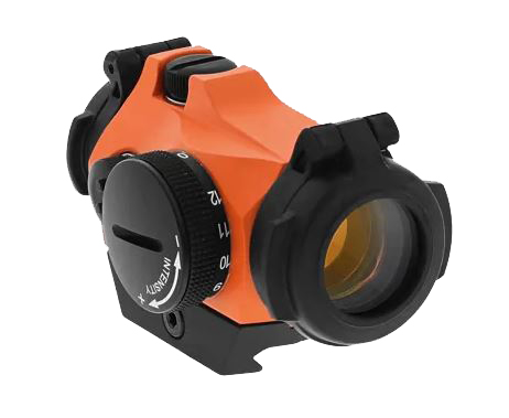 Aimpoint Micro H-2 Orange Rotpunktvisier mit Picatinny Adapter