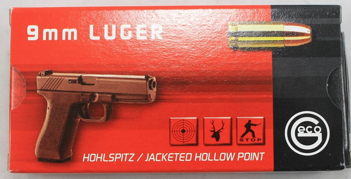 Geco 9mm Luger Hohlspitz 115gr.