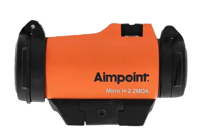 Aimpoint Micro H-2 Orange Rotpunktvisier mit Picatinny Adapter