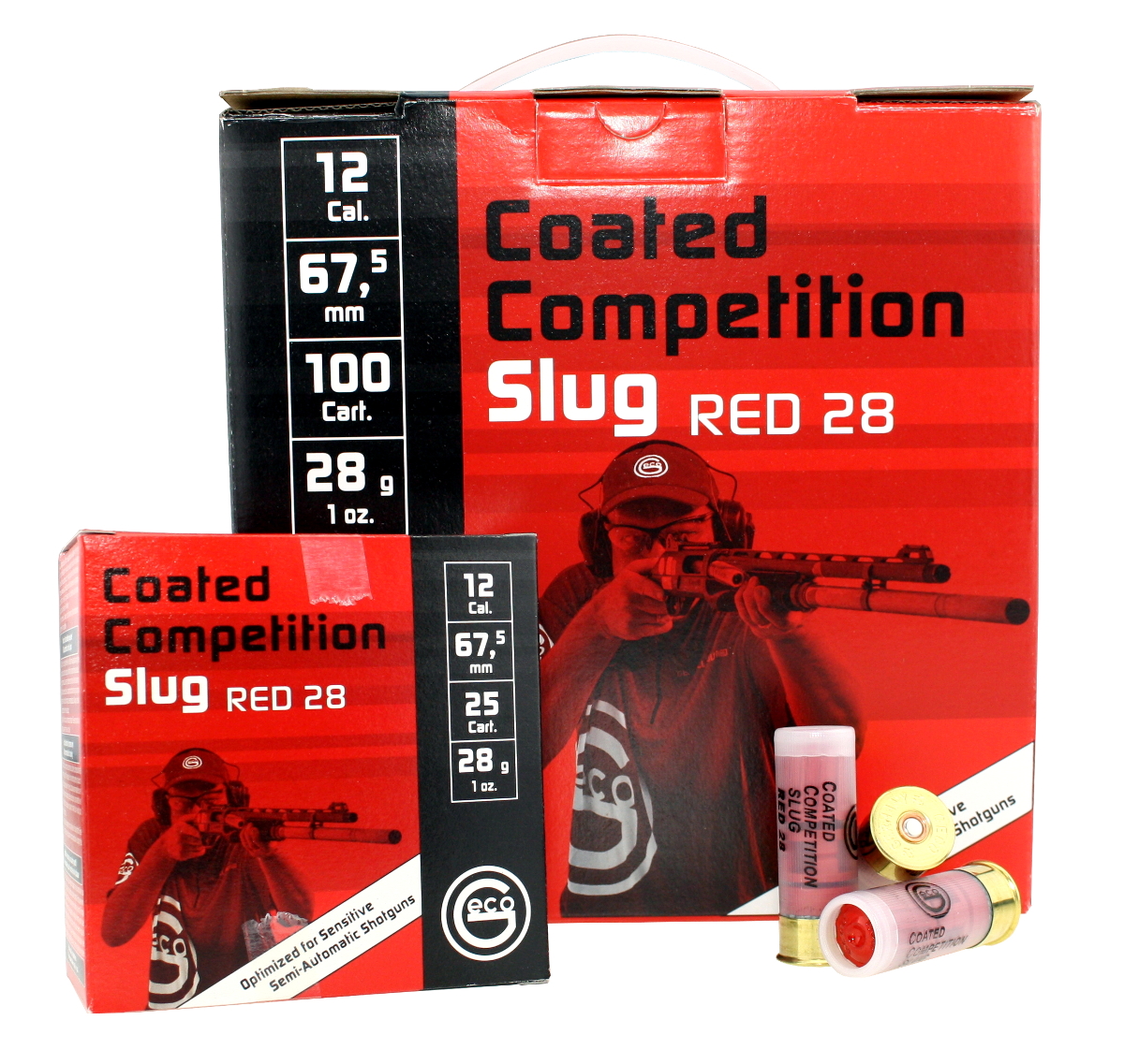 Geco 12/67,5 Coated Competition Slugs Red 28g