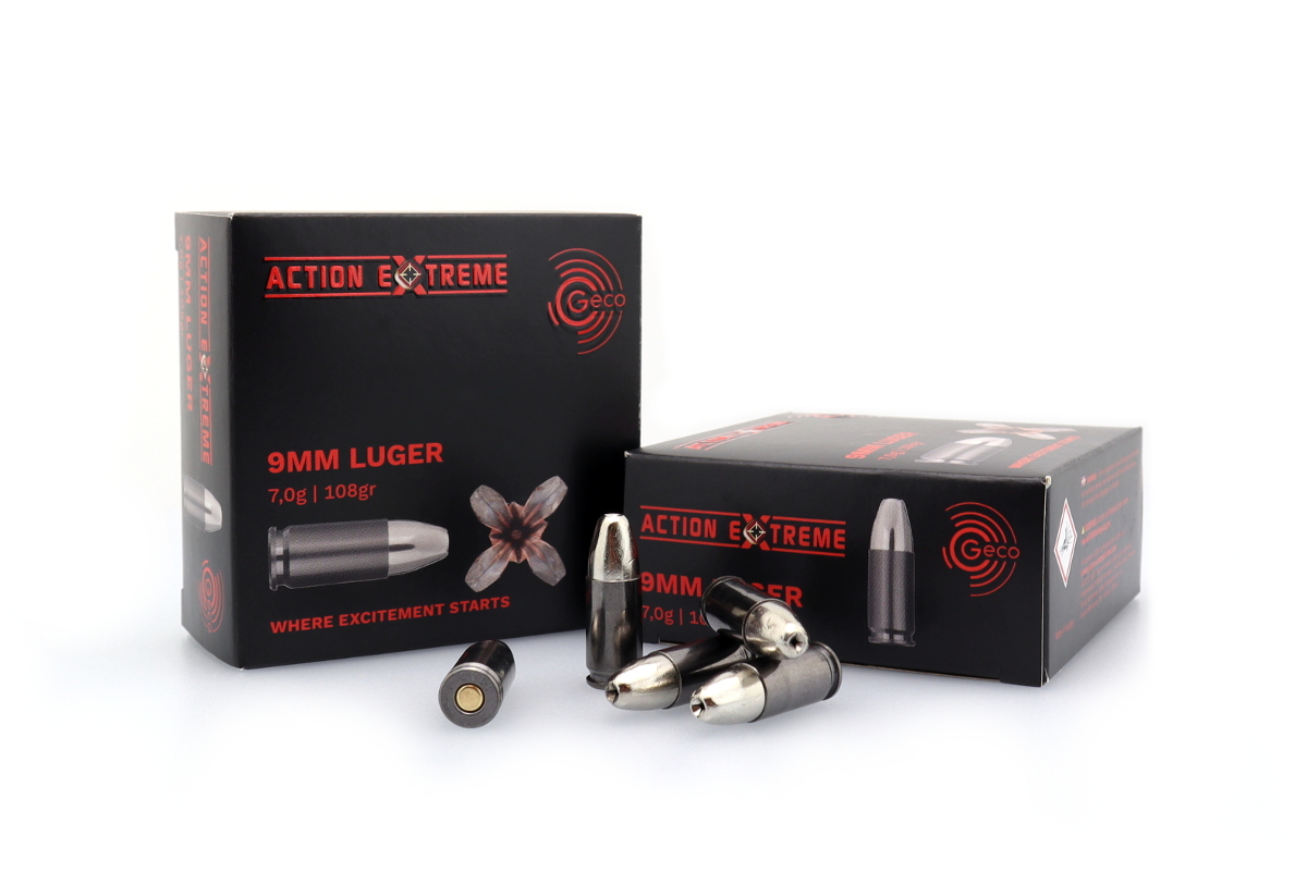 Geco 9mm Luger Action EXTREME 108gr.