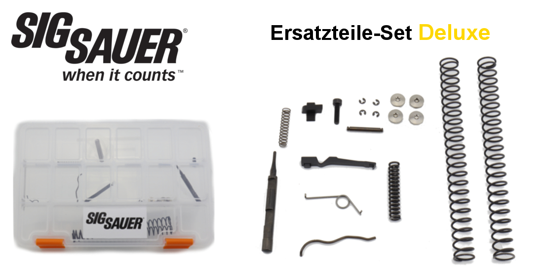 Ersatzteile Set Deluxe für P226 X-Serie SAO 9mm Auszieher, Schlagbolzen uvm. (X-Short X-Five X-Six)